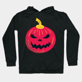 Red Creepy Pumpkin Hoodie